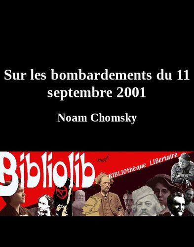 Sur les bombardements du 11 septembre 2001