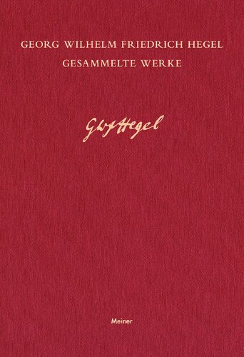 Gesammelte Werke, Bd.16, Schriften und Entwürfe II (1826 - 1831).