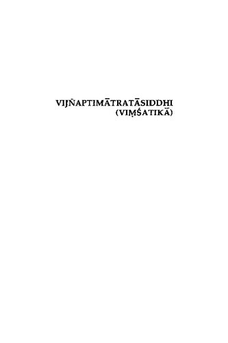 Vijñaptimātratāsiddhi (Viṃśatikā)