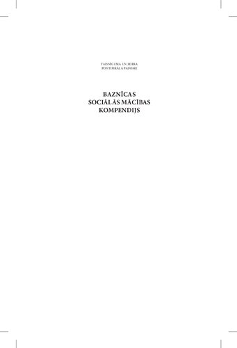 Baznīcas sociālās mācības kompendijs
