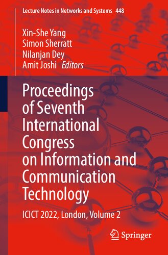 Proceedings of Seventh International Congress on Information and Communication Technology: ICICT 2022, London, Volume 2 (Lecture Notes in Networks and Systems, 448)