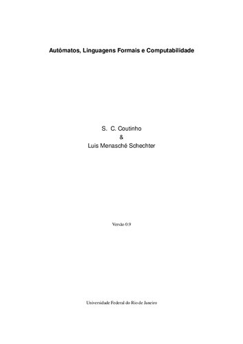 Autômatos, Linguagens Formais e Computabilidade