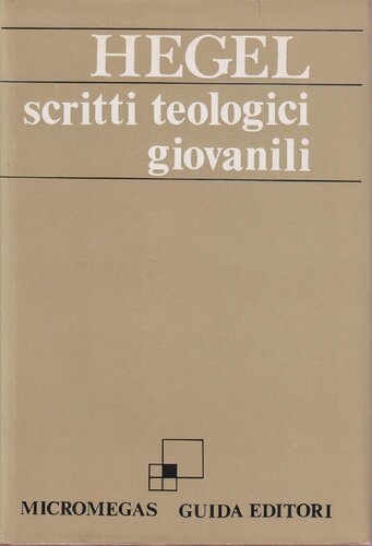 Scritti teologici giovanili