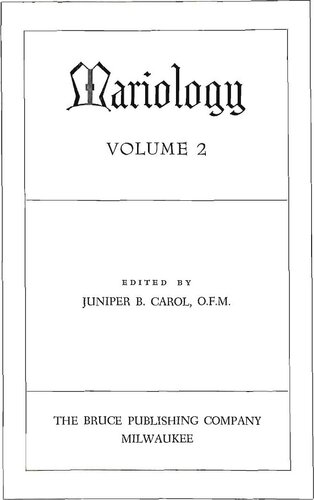 Mariology (vol. 2)