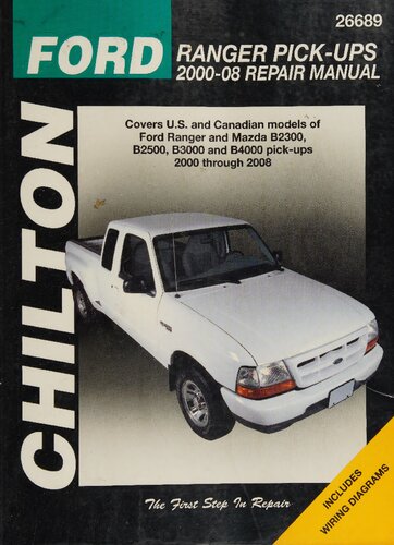 Chilton's Ford Ranger Pick-Ups 2000-08 Repair Manual