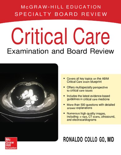 Critical Care Examination and Board Review