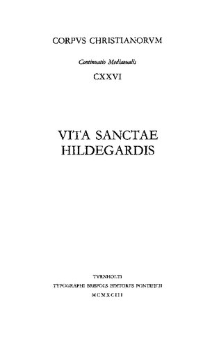Vita sanctae Hildegardis