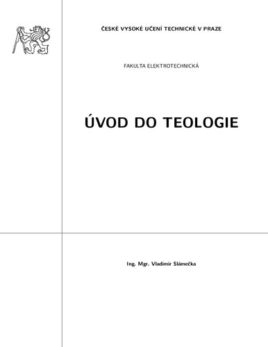 Uvod do teologie.