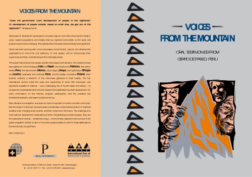 Voices from the Mountain - Oral Testimonies from Cerro De Pasio, Peru