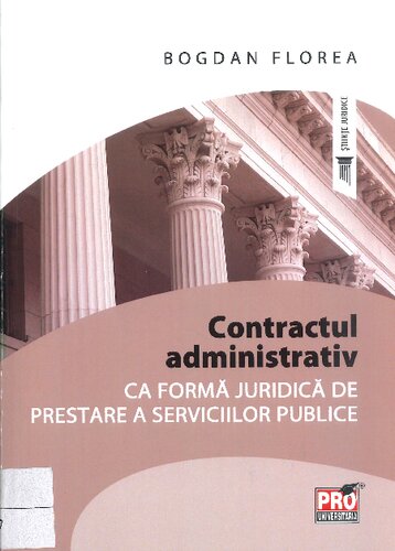 Contractul administrativ ca forma juridica de prestare a serviciilor publice