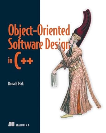 Object-Oriented Software Design in C++