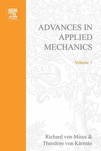 Advances in Applied Mechanics Volume 1