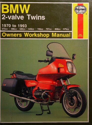 Haynes BMW 2-Valve Twins 1970 to 1993 Owners Workshop Manual