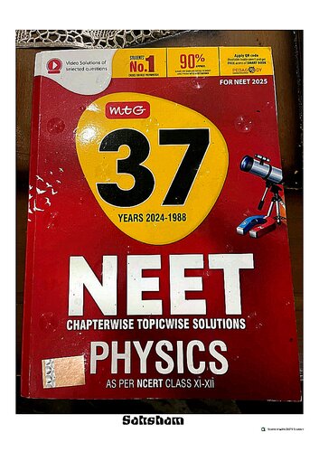 Neet 37 YEARS PHYSICS