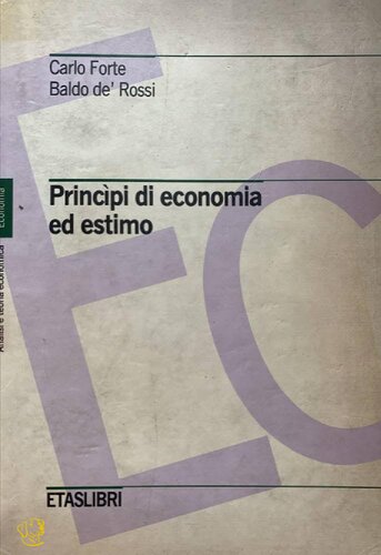 Principi di Economia ed Estimo