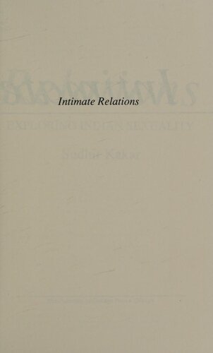 Intimate Relations -Exploring Indian Sexuality