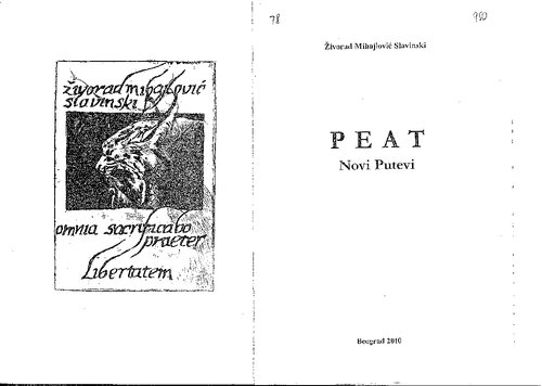 PEAT: Novi Putevi