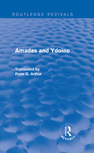 Amadas and Ydoine (Routledge Revivals)