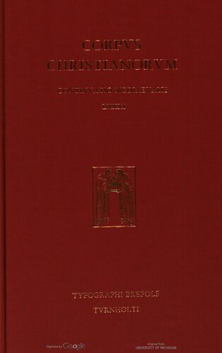 Commentaria in Ruth e codicibus Genovefensi 45 et Clagenfurtensi 13