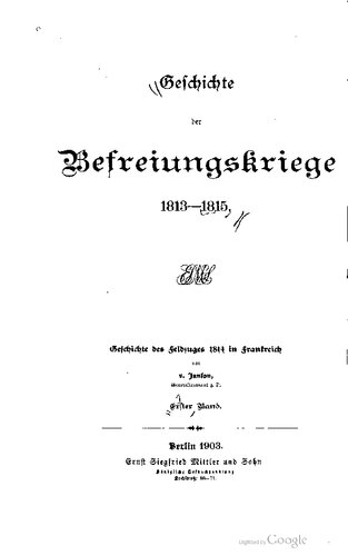 Geschichte des Feldzuges 1814 in Frankreich