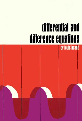Differential and Difference Equations