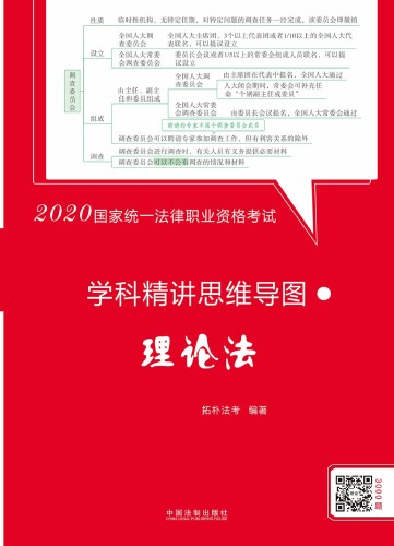 2020国家统一法律职业资格考试学科精讲思维导图. 理论法