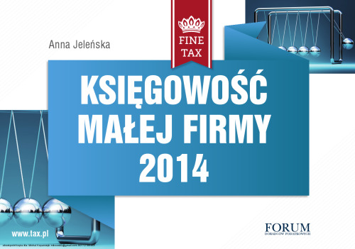 Księgowość małej firmy 2014