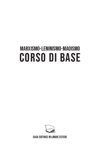 Marxismo-Leninismo-Maoismo Corso di Base