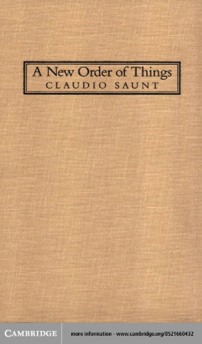 A New Order of Things: Property, Power, and the Transformation of the Creek Indians, 1733–1816 (Studies in North American Indian History)