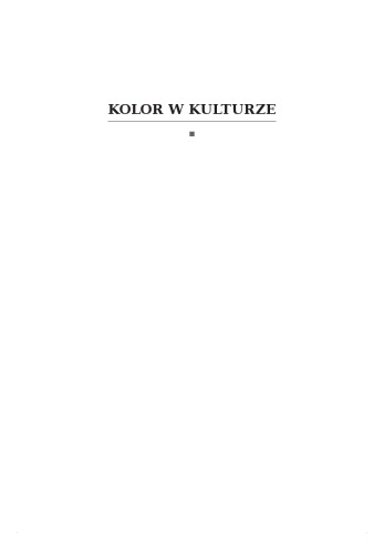Kolor w kulturze