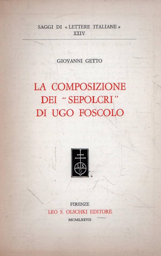 La composizione dei Sepolcri di Ugo Foscolo