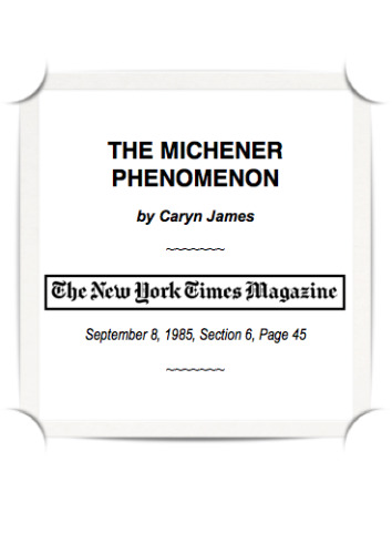 The Michener Phenomenon