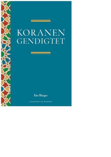Koranen gendigtet