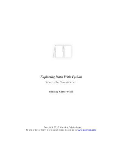 Exploring Data With Python