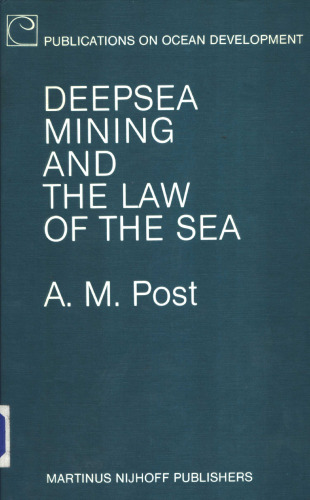 Deepsea Mining and the Law of the Sea