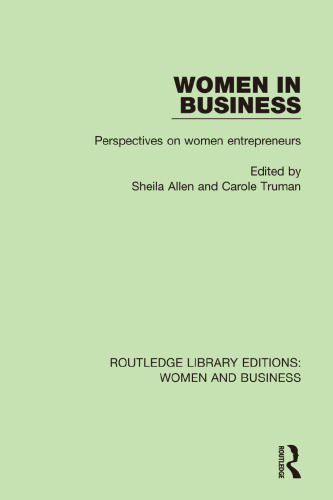 Women in Business: Perspectives on Women Entrepreneurs