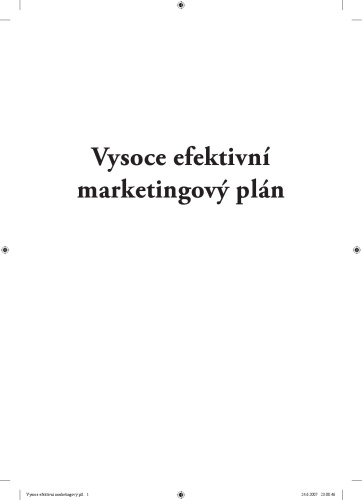 Vysoce efektivní marketingový plán: 15 kroků k úspěchu v podnikání