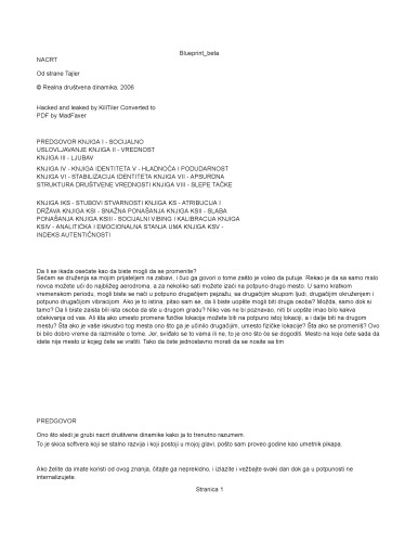 Nacrt: Realna društvena dinamika