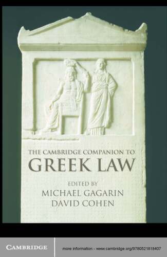 The Cambridge Companion to Ancient Greek Law