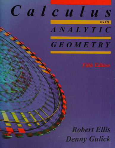 Calculus with Analytical Geometry, Fifth Edition