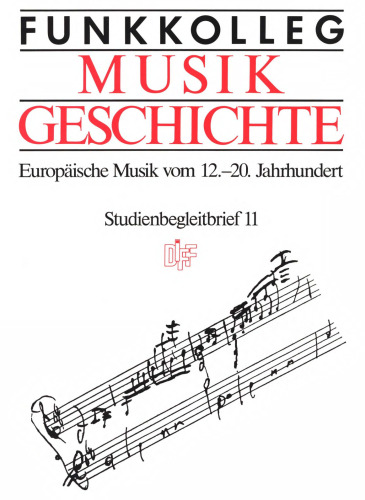Funkkolleg Musikgeschichte - Studienbegleitbrief 11