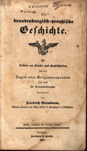Die brandenburgisch-preußische Geschichte