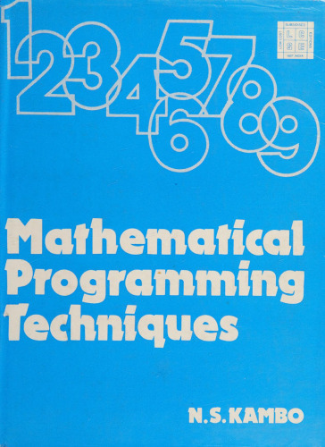 Mathematical Programming Techniques