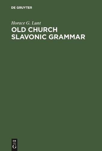 Old Church Slavonic Grammar