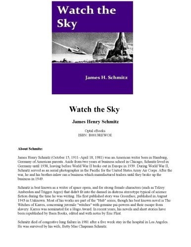 Watch the Sky