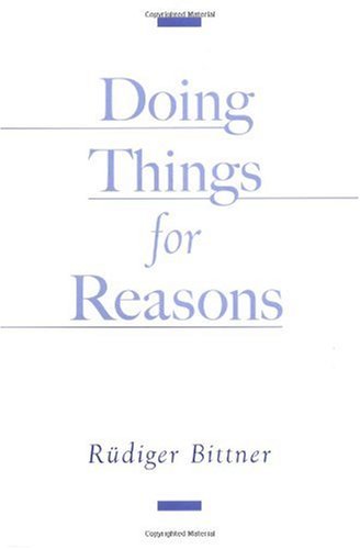 Doing Things for Reasons