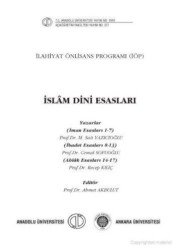 Islam Dini Esaslari