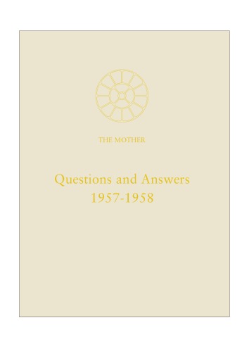Questions and Answers, 1957 & 1958