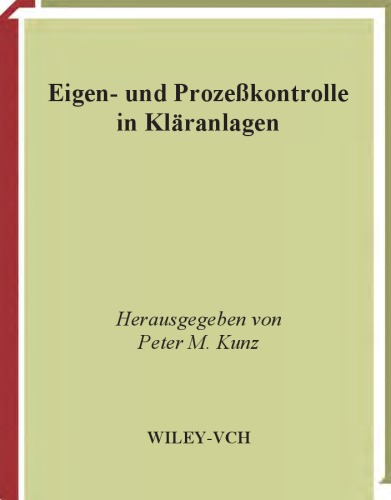 Eigen- und Prozesskontrolle in Kläranlagen