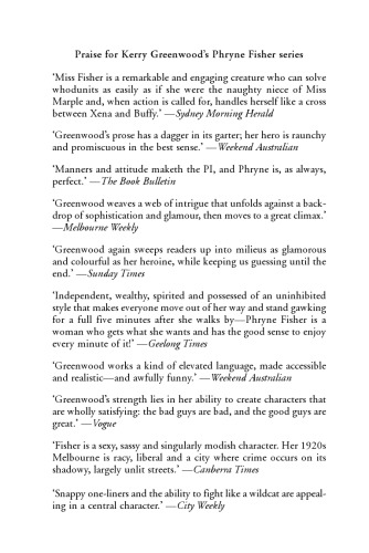 Death By Water: A Phryne Fisher Mystery
